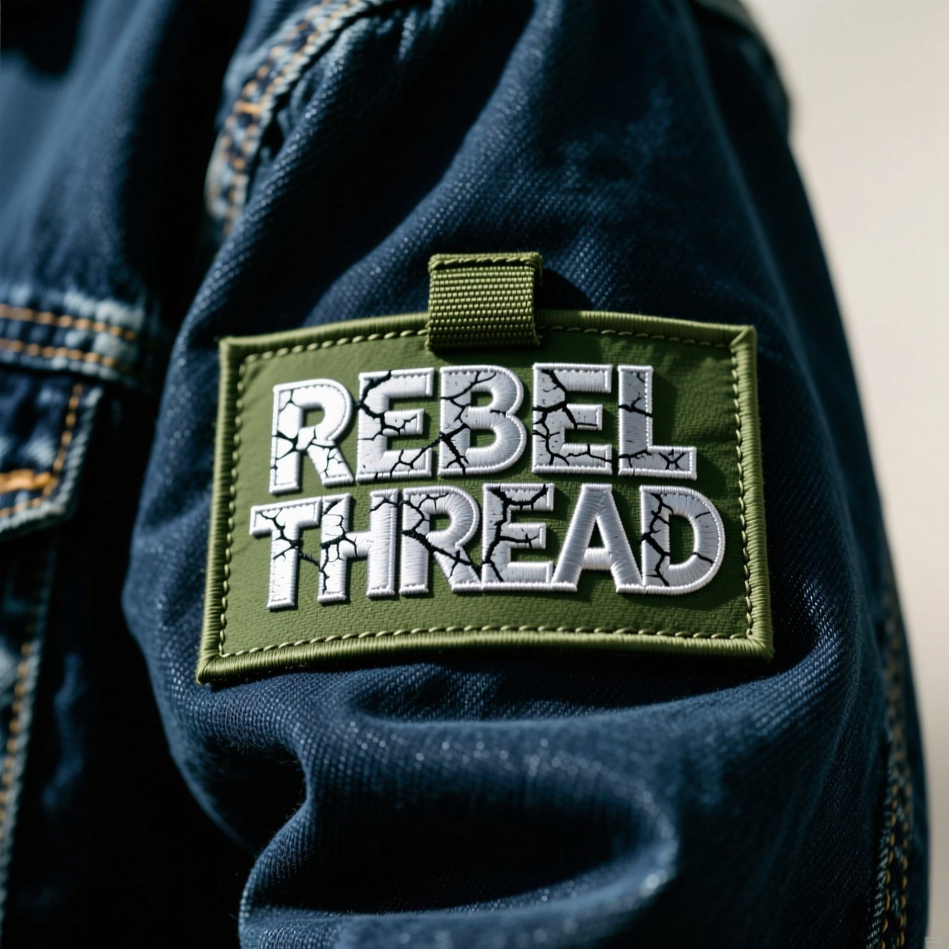 Custom text velcro patch