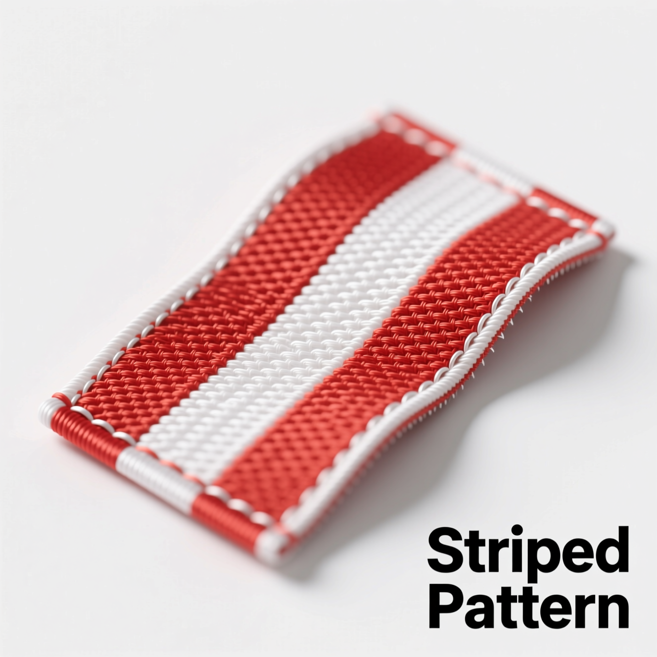 Stripes pattern velcro patch