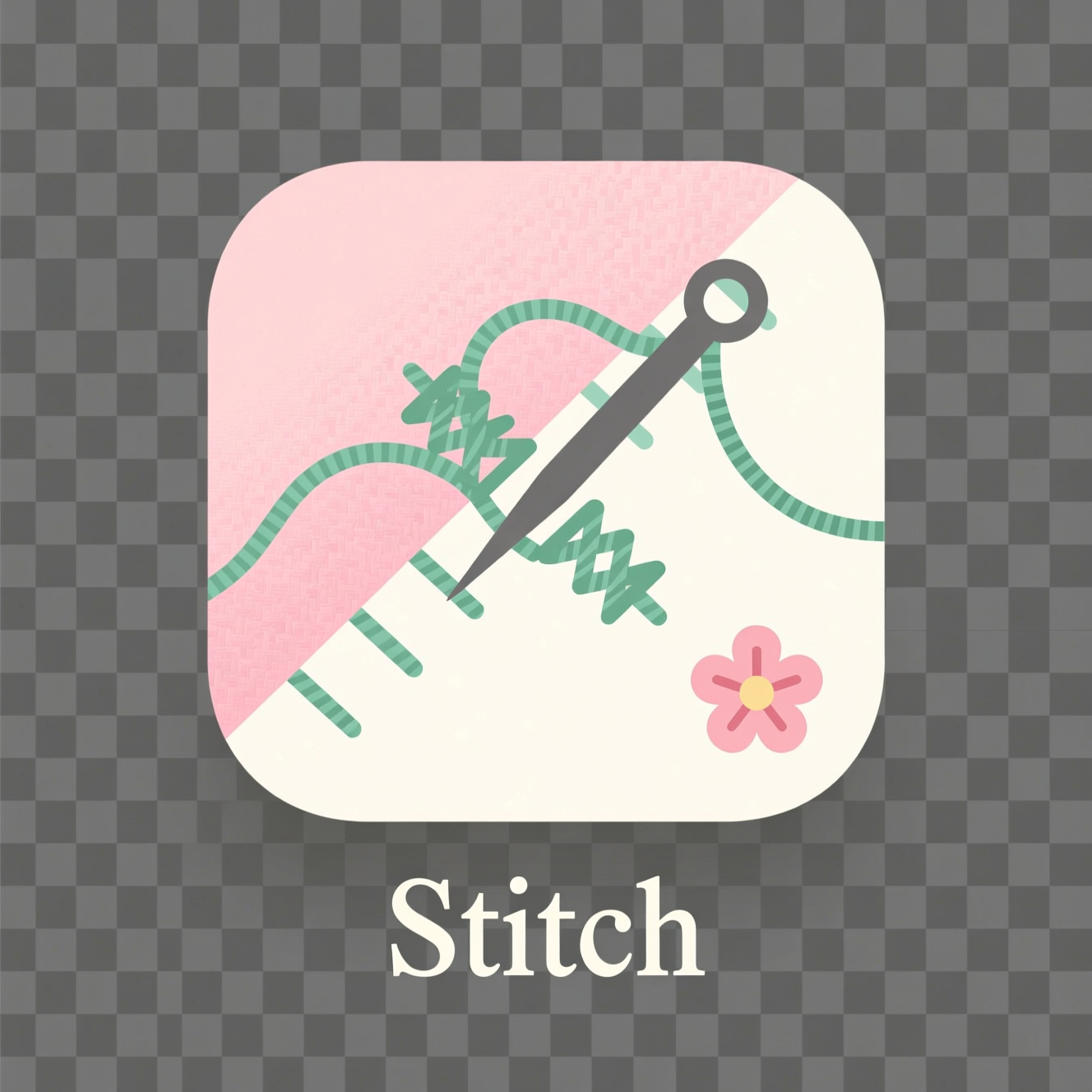 Embroidery and stitching icon